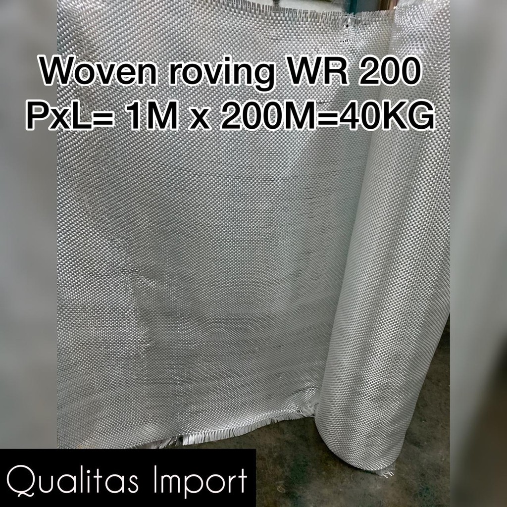 Jual Woven Roving Wr 200 1 Roll Shopee Indonesia