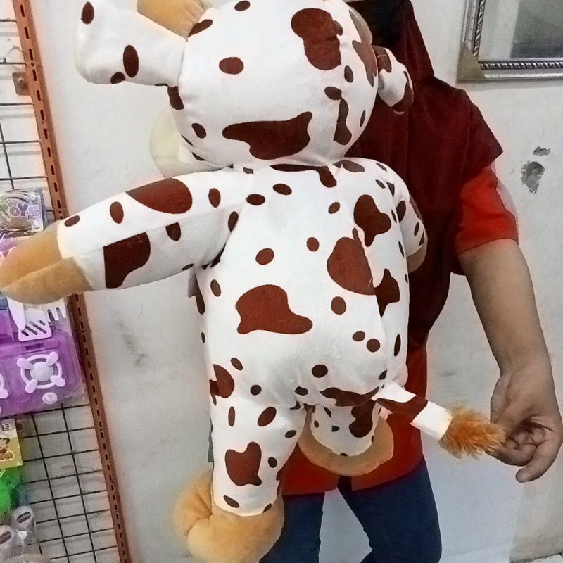 Boneka Sapi Berdiri Bahan Super Lembut Empuk Nyaman Aman Untuk Anak