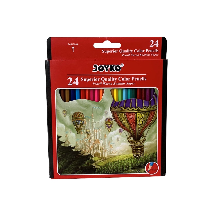 

Pensil Warna Panjang Joyko - 24 Warna
