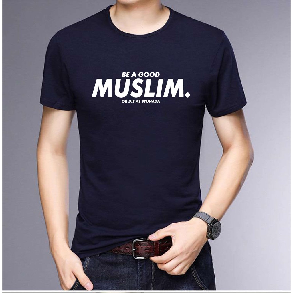 BS/COD/BAJU KAOS TANGAN PENDEK MUSLIM PRIA REALPICTURE