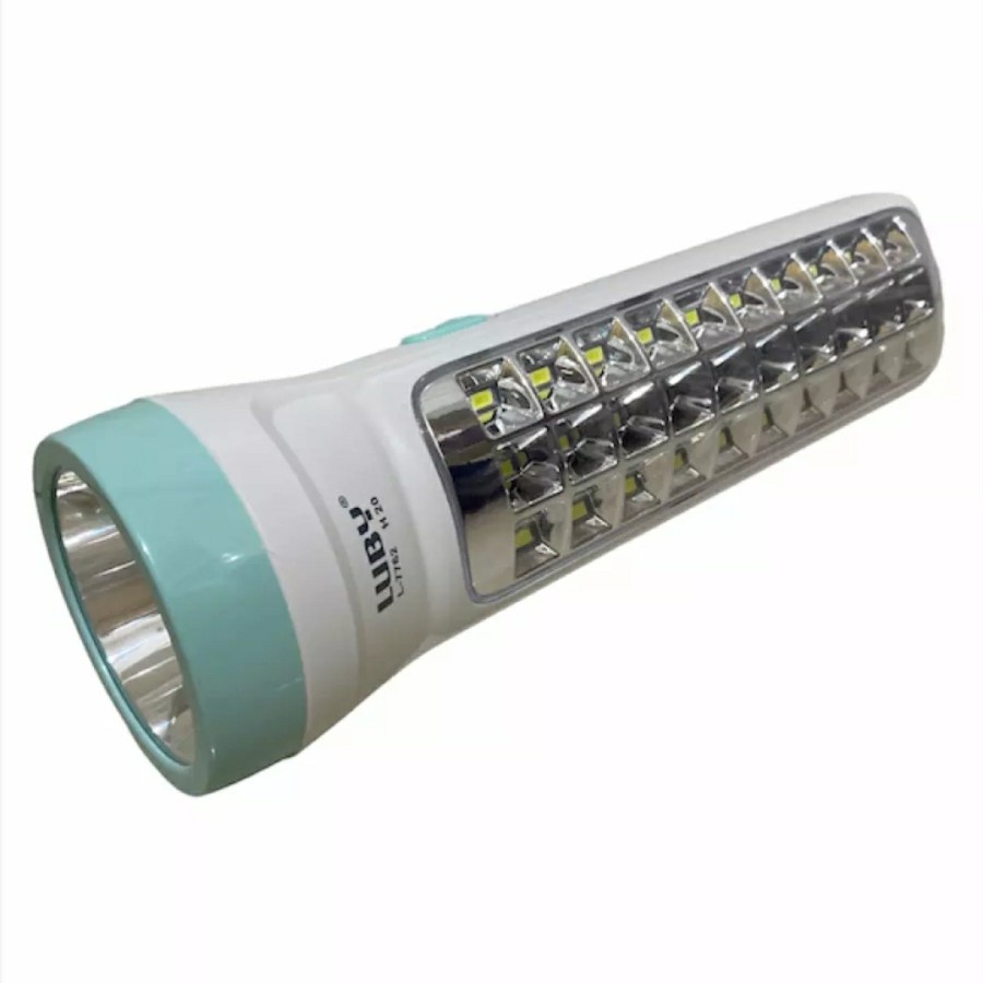 Senter Emergency Led Luby L-7762 Super Terang Tahan Hingga 10 Jam Baterai 2400Mah