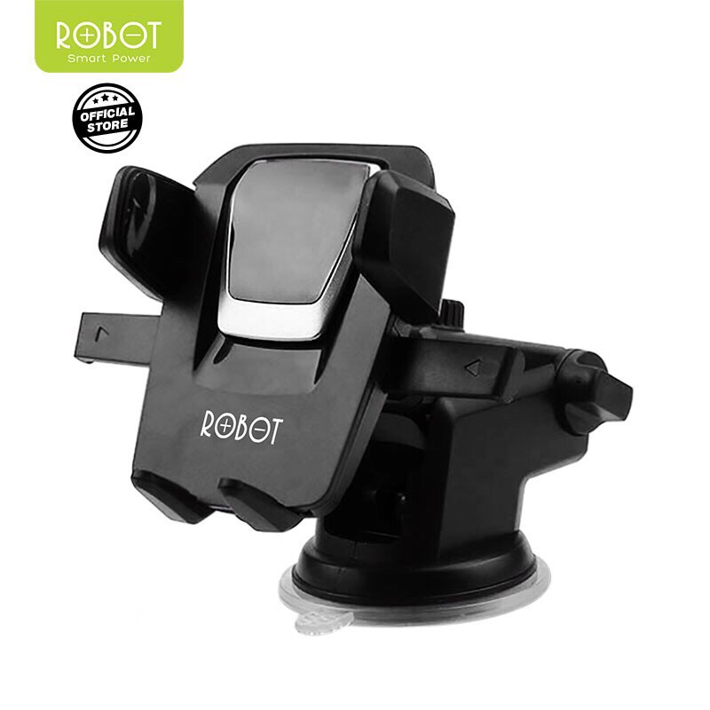 ROBOT RT-CH03 360 Rotatable Car Stand Holder HP Mobil For iPhone/Android - Garansi Resmi 1 Tahun