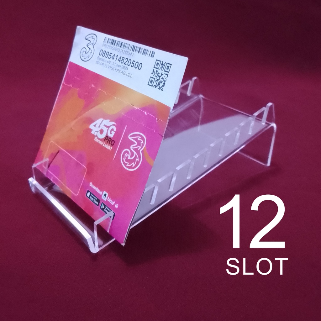 Rak Kartu Perdana / Voucher