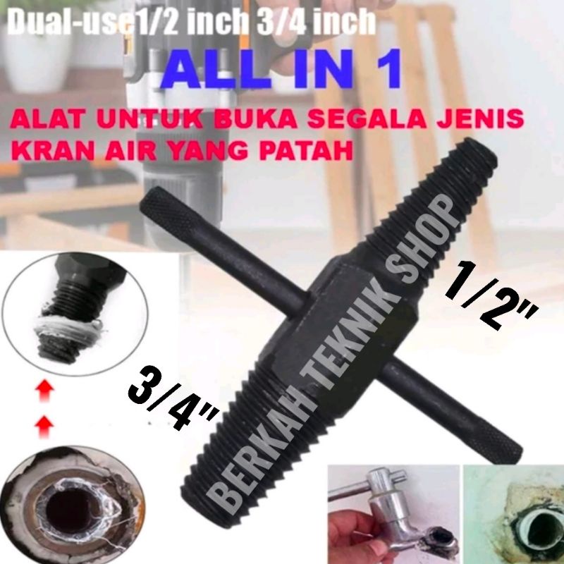 TAP BALIK kran pipa extractor baut kran patah kran air double jet wasser