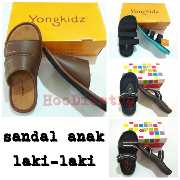 HooDiestro YongKidz Sandal  Anak  Cowok  Size 26 27 28 29 