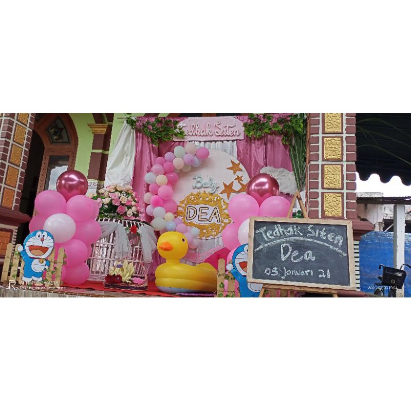 dekorasi tedhak Siten area tulungagung