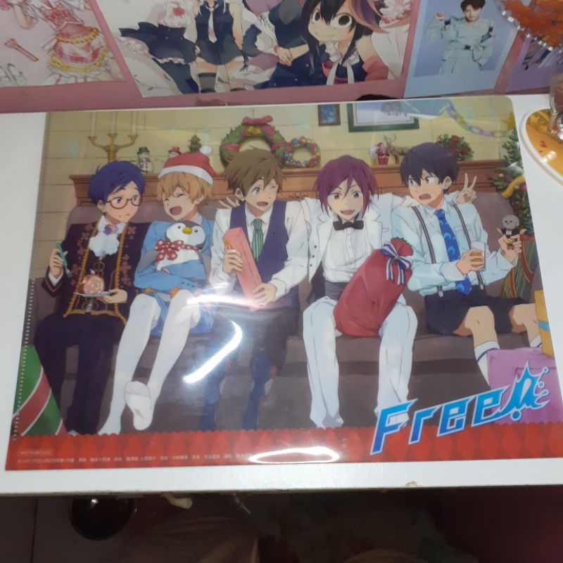 Jual Clear File Folder Map Original Anime Free Iwatobi Swimming Club