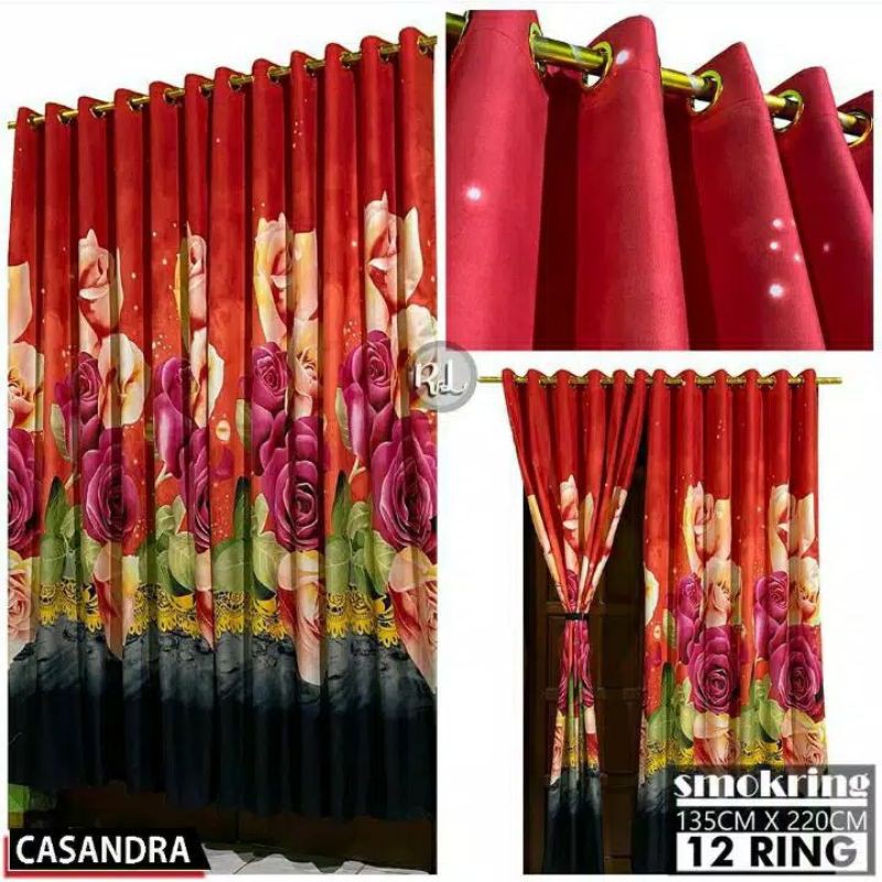 Gorden Smokring ring 12 red tulip charment II