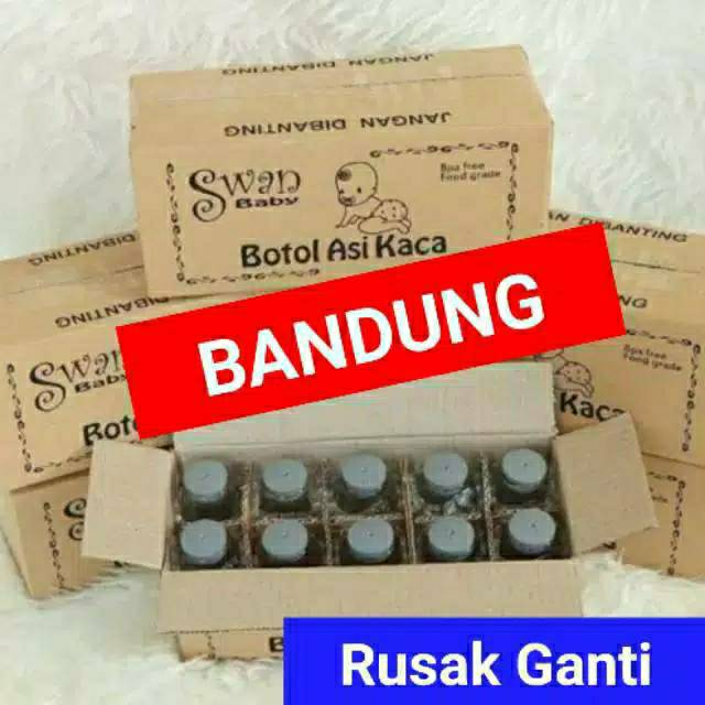 ISI 10 Botol Asi Kaca Swan Botol ASIP 100ML botol Kaca botol Swan Botol asi