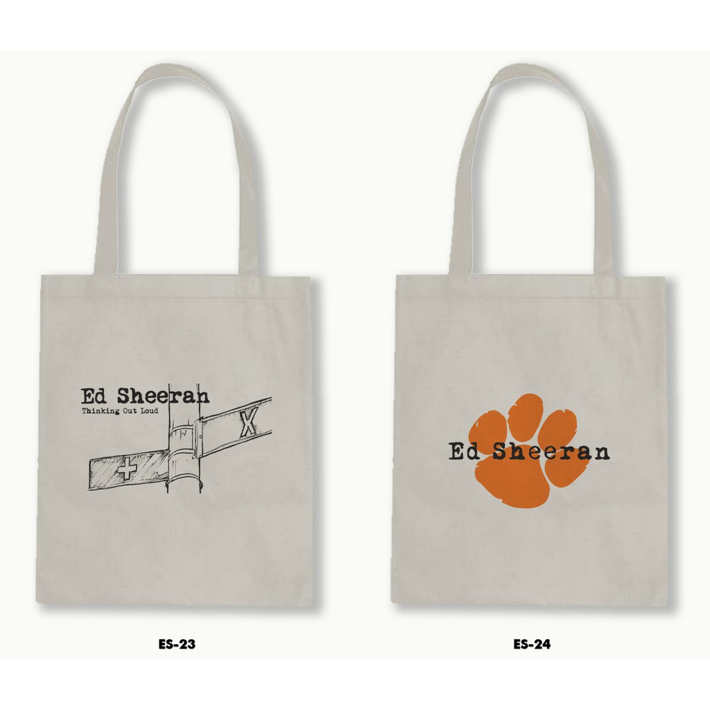 TOTE BAG BLACU - ED SHEERAN .02