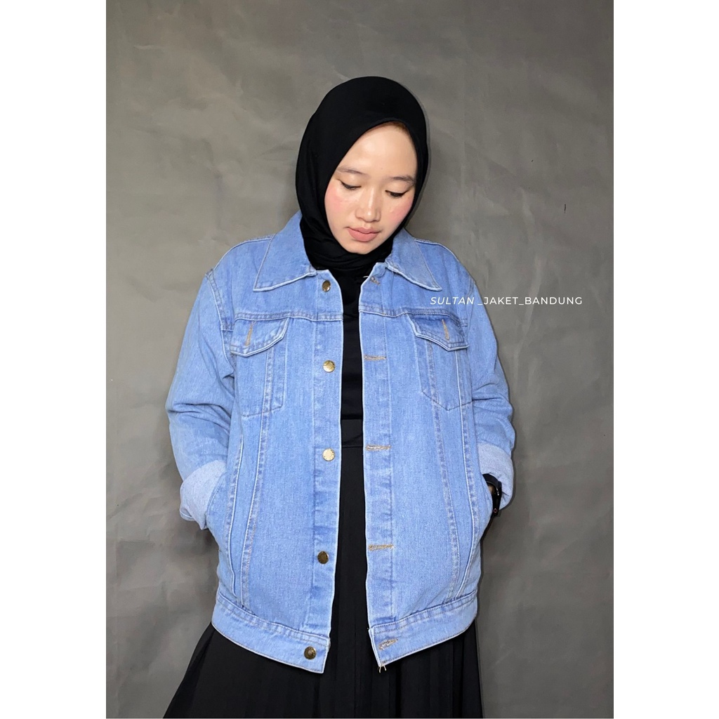 JAKET JEANS SANDWASH || CLASIC DENIM PRIA DAN WANITA