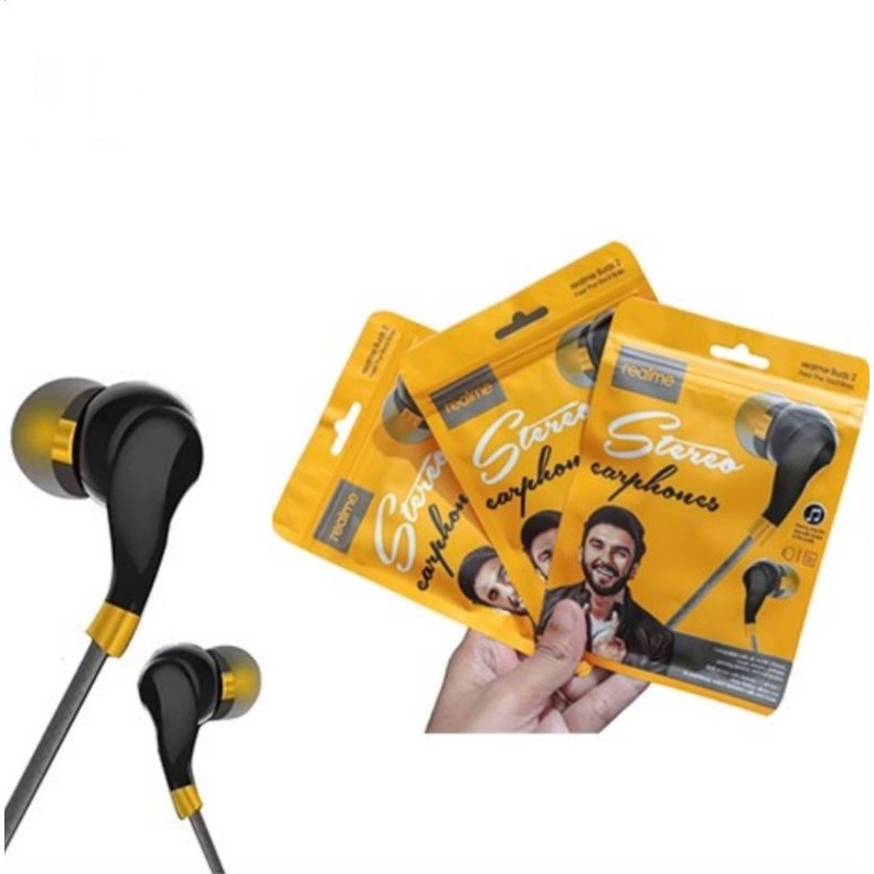 headset realme buds 2 handsfree bazz dsn stereo ada mic nya