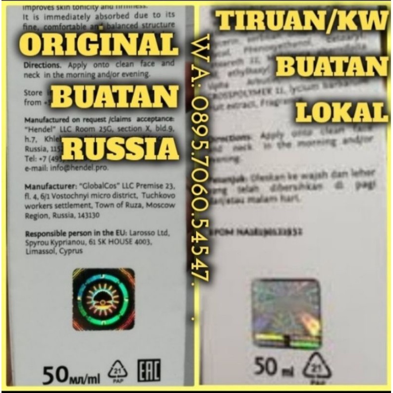 Goji Cream 100% Original Hendel's Garden Rusia, Peremajaan kulit / Anti Aging Original