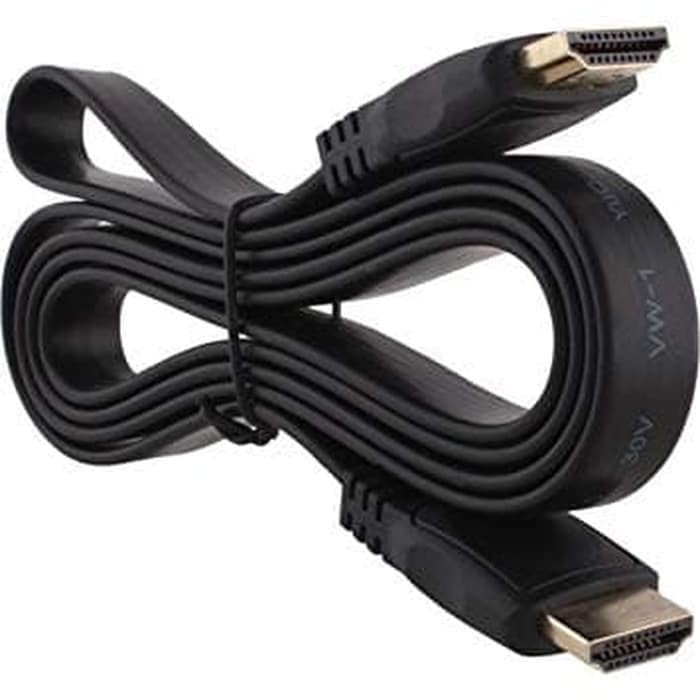 kabel HDTV 3M Male To Male Gold Plate Flat 3 Meter HDTV 1.4V
