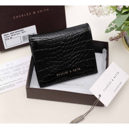 [TANG&amp;YENNY] DOMPET WANITA CNK PRINTED SHORT MINI WALLET IMPORT WITH FREE BOX # 23852