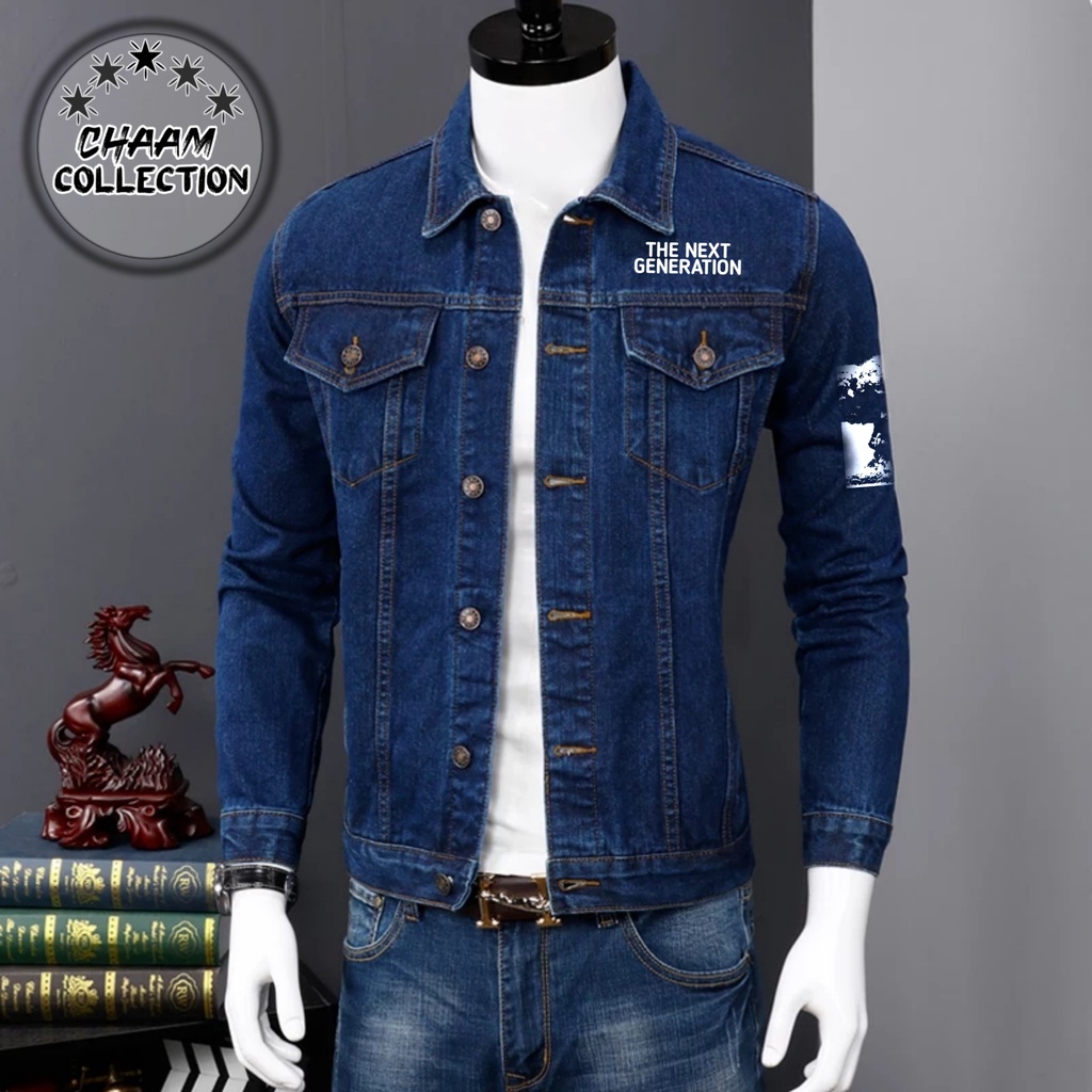 Jaket Jeans Denim Bomber |Jaket Bomber Jeans Blid Terbaru|Jaket Lepis|Jaket Jeans