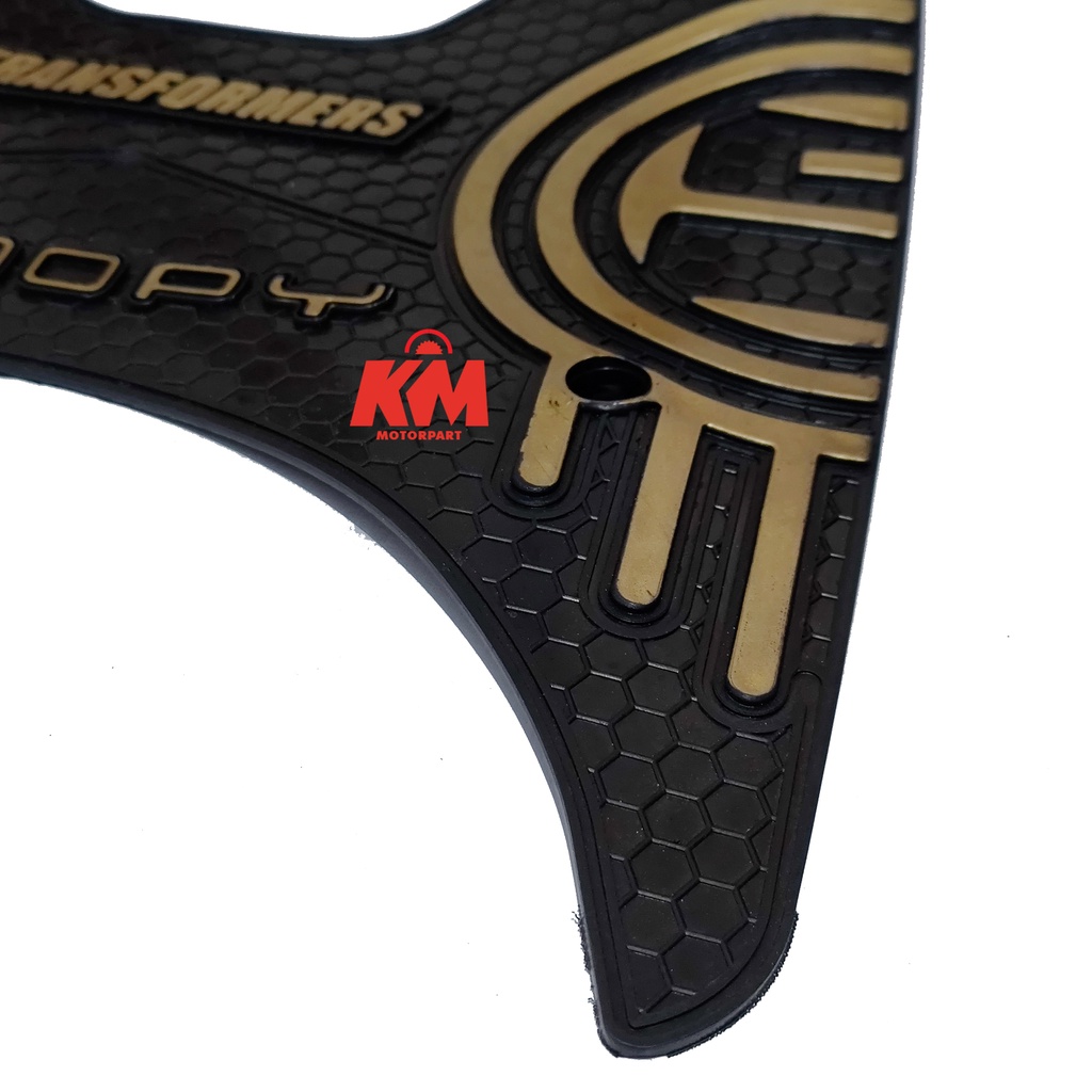 Karpet Scoopy 2020 2021 2022 New Keset Pijakan Kaki Honda Bordes Bahan Karet Variasi