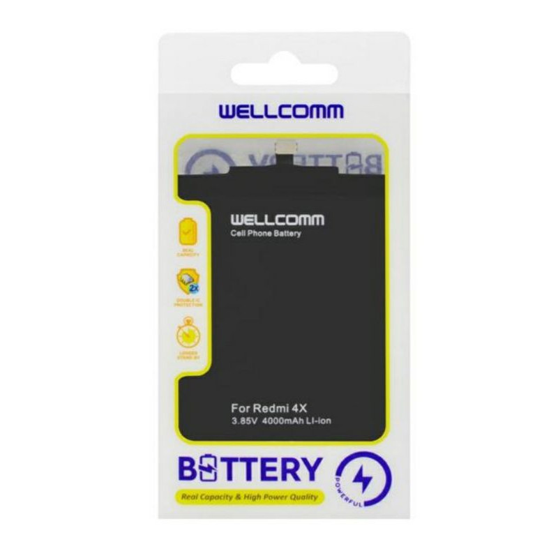 Baterai Batre Battery Xiomi Redmi 4X / BM47 Ori Wellcomm