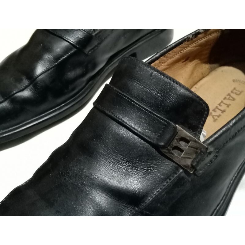 SLIP ON LEATHER BALLY SECOND ORIGINAL