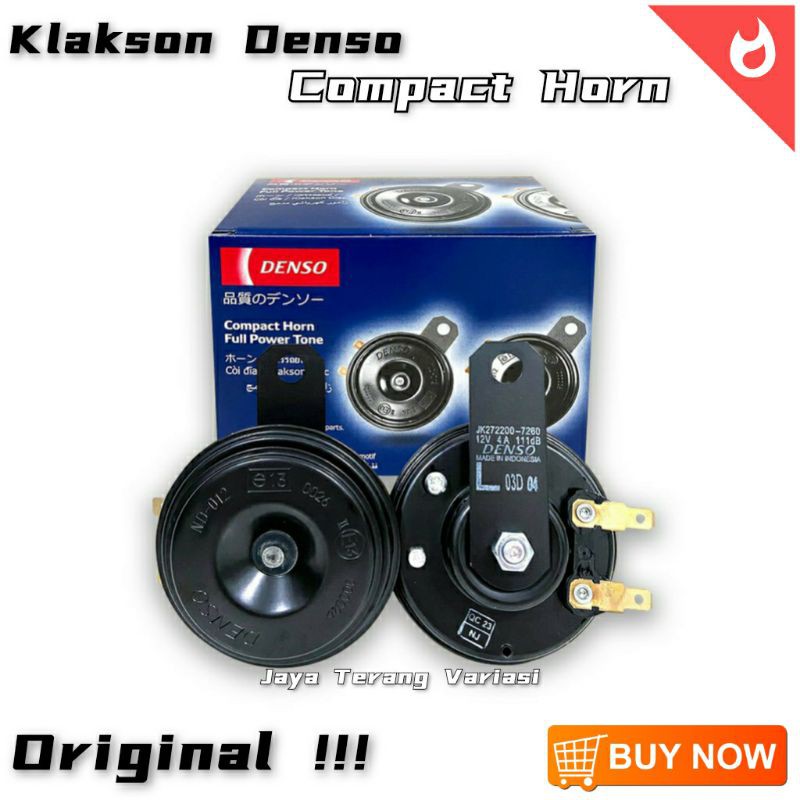 Klakson Denso Disc 12V WaterProof 100%Original