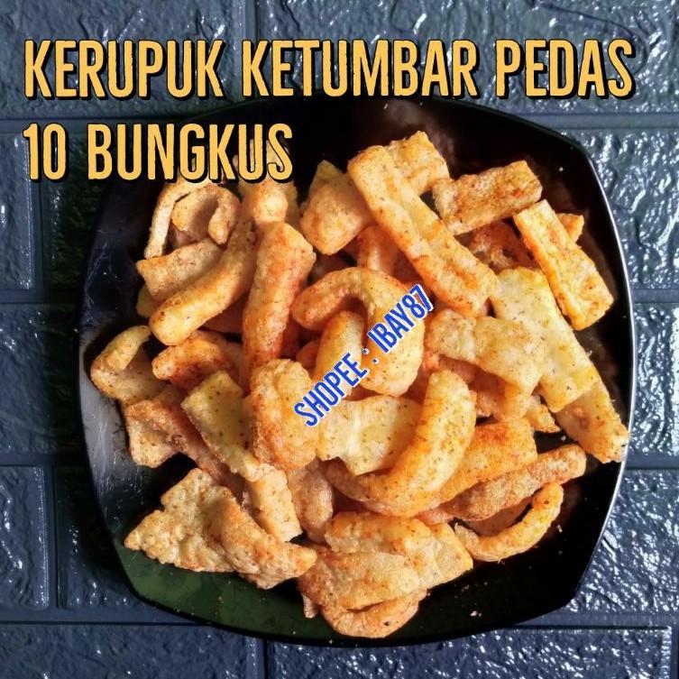 

kerupuk ketumbar pedas 1 pak isi 10 bungkus