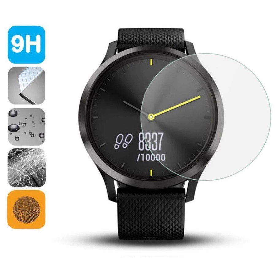 [PELINDUNG] ANTI GORES WATCH - PROTECTOR GLASS - FOR GARMIN VIVOMOVE HR SMARTWATCH