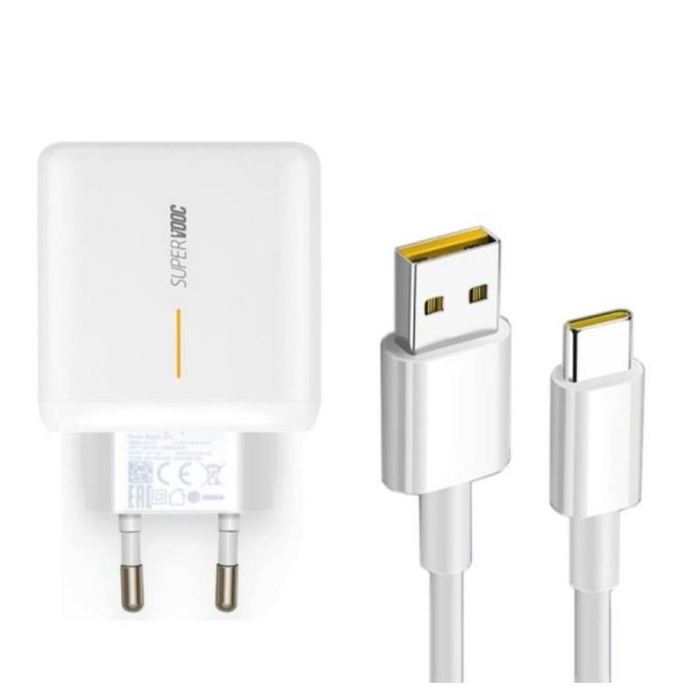 Spesial Bulan Ini i33❅ Charger Realme Original 100% SuperVooc 65Watt/30 Watt