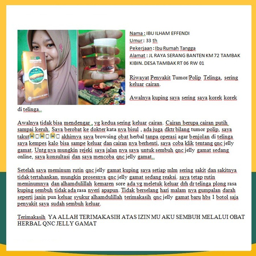 Obat Alami Untuk Polip Hidung Rahim Usus Dan Polip Pulpa Aman Tanpa Efek Samping Qnc Jelly Gamat Shopee Indonesia