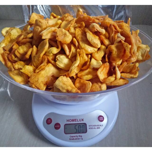 

Keripik Nangka Berat 500gram Rp 65.000