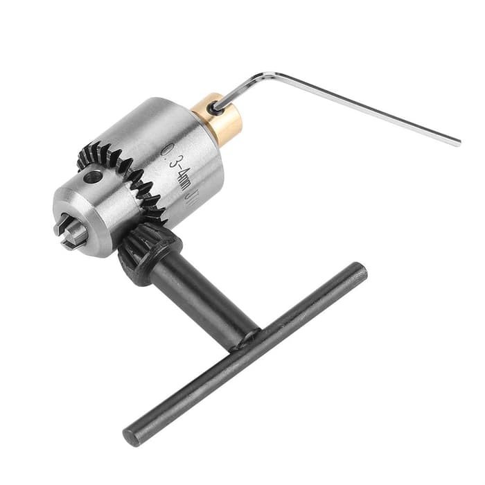 Chuck DIY Bor Elektrik Dinamo Drill Micro 0.3-4mm JTO As 3.17mm -KC34