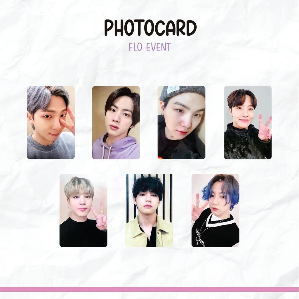 [UNOFFICIAL] Photocard BTS Flo Event