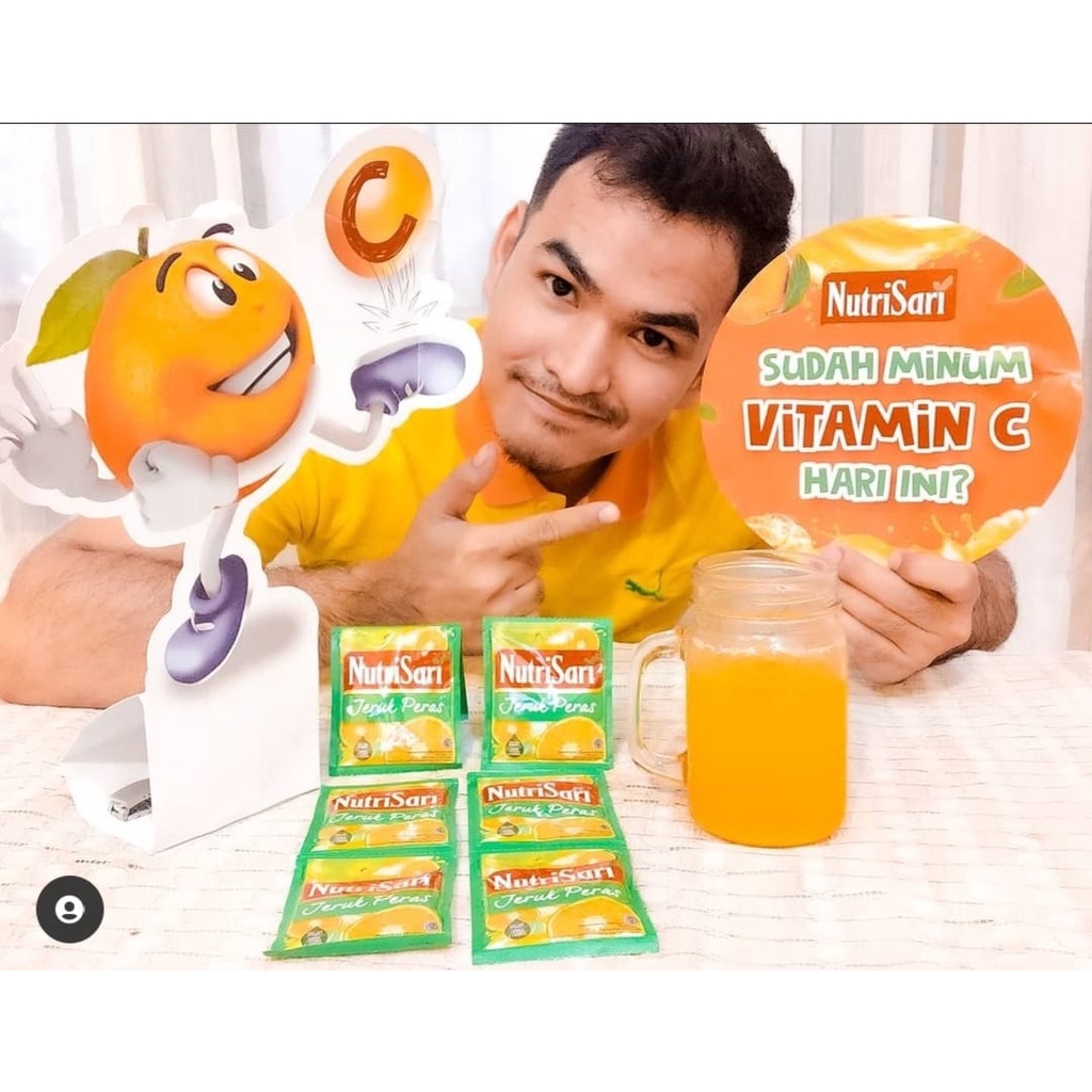 Nutrisari Renceng Minuman Nutri Sari Serbuk Instant Isi 10 Sachet