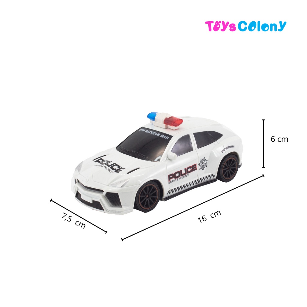 MAINAN ANAK RC/MOBIL REMOTE CONTROL POLICE 1:24 565-X10