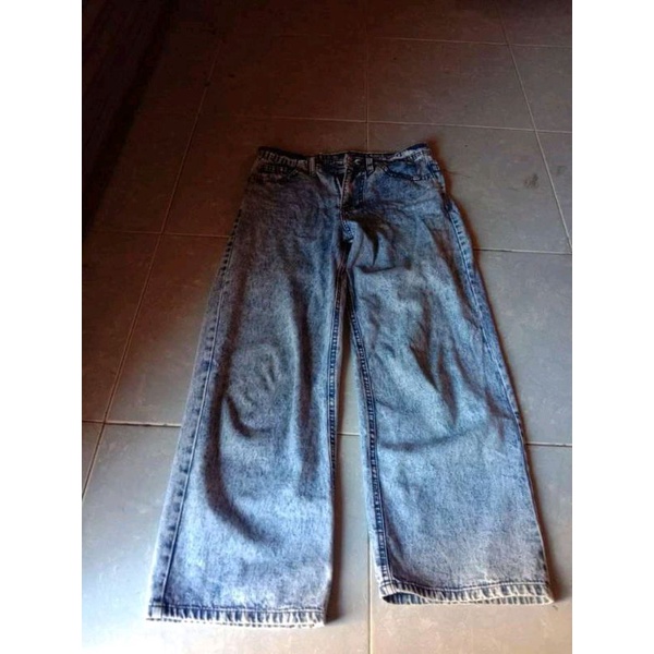 preloved kulot bf snowblue