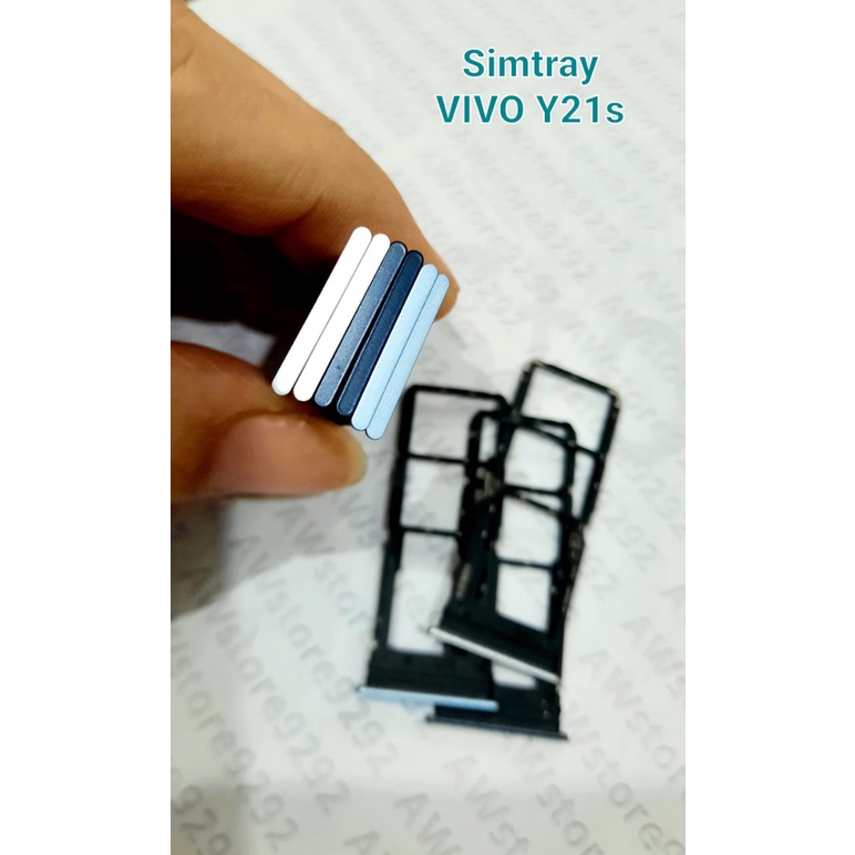 Slot Tempat Dudukan Kartu Simcard Sim card Lock Simtray Sim Tray VIVO Y21s