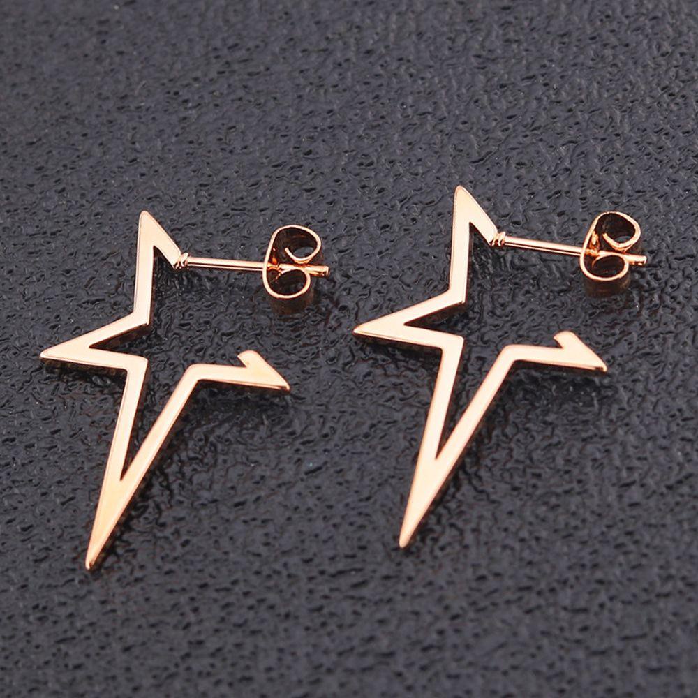 Mxbeauty Anting Wanita Gothic Sederhana Trendi Hiphop Anti Karat Fashion Menjuntai Earrings