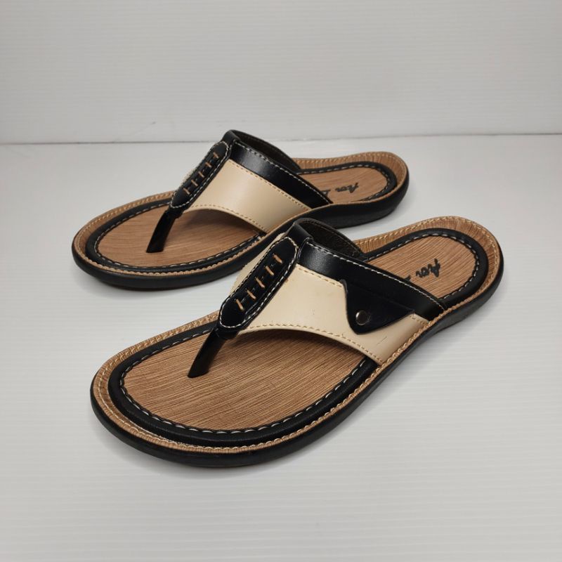 Sandal Jepit Anak Tanggung 33-37 Bahan Semi Kulit Lapis Halus (Vernon 01)