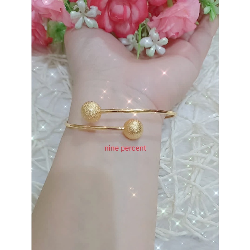BISA COD, Gelang Tangan Bangle Xuping Premium Bola Bulat Lapis Emas