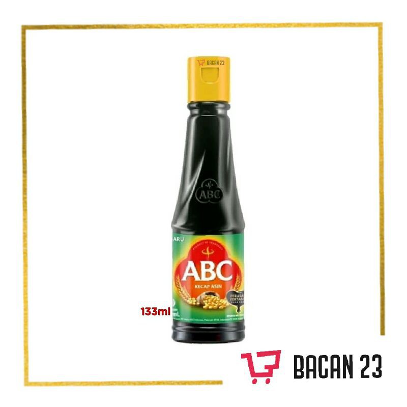 ABC Kecap Asin 133ml / Kecap Asin Botol / Bacan 23 - Bacan23