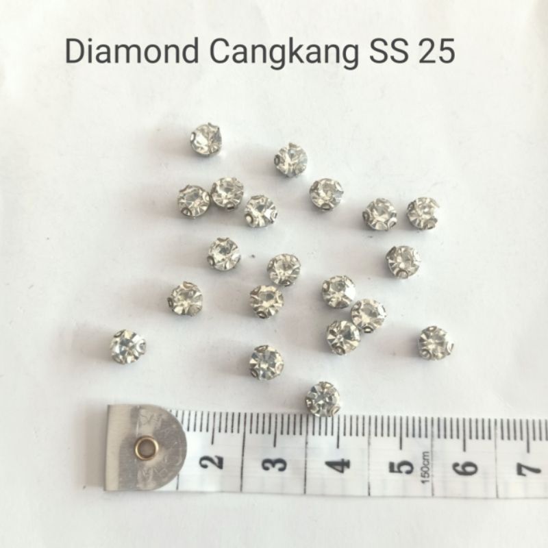 Diamond Cangkang SS50 / SS40 / SS25 / SS20 Isi 24pcs /Cangkang Anti Nyangkut / Diamond Payet - Zalia
