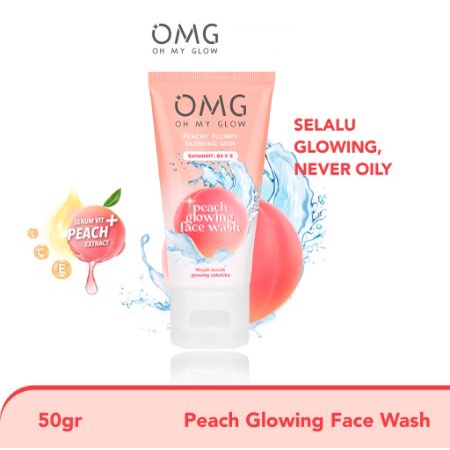 ★ BB ★ OMG OH MY GLOW Peach Glowing Face Wash - 9 gr - 50 gr