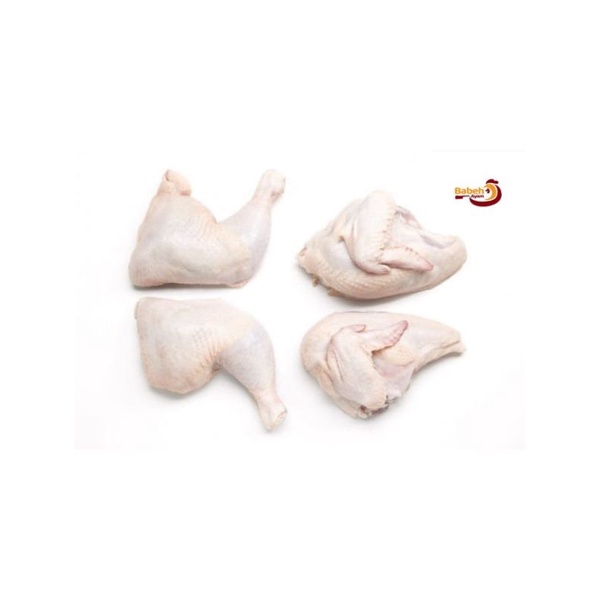 

KARKAS AYAM BROILER | POTONG 4 | BERSIH - SEGAR | 600 - 700 g