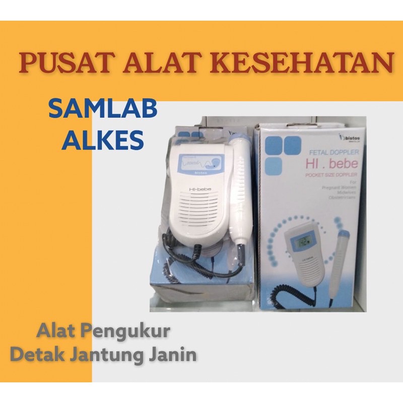 Dopler SOUND Doppler non lcd / Dengar Detak Jantung Bayi Janin Fetal Hi Bebe BT200 / Bistos Doppler