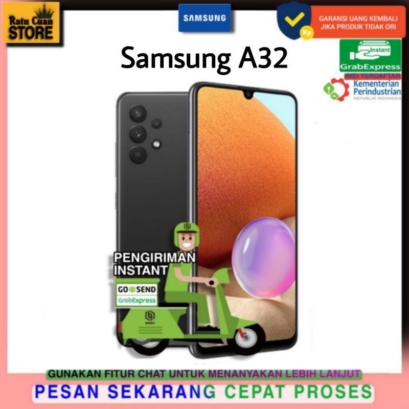 [TERBARU] HP SAMSUNG A32 RAM 8/128GB GARANSI RESMI ZEIN