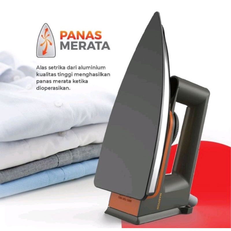 Setrika maspion Ha - 110 bisa cod byr di tempat untuk pengiriman J&amp;T