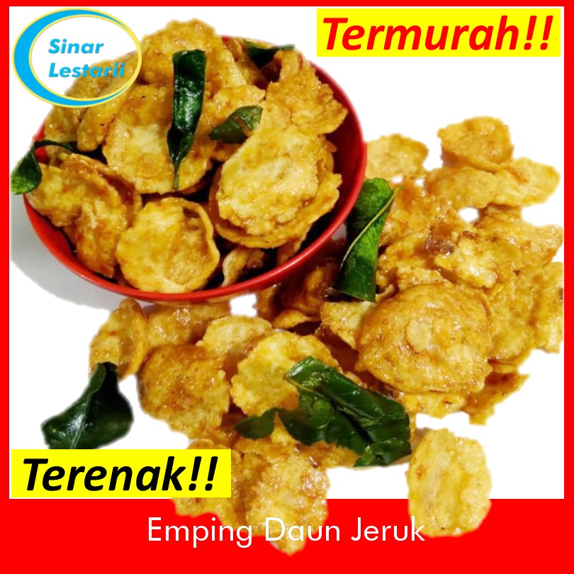 

Emping Mini Rasa Pedas Manis Daun Jeruk - Kiloan 1KG