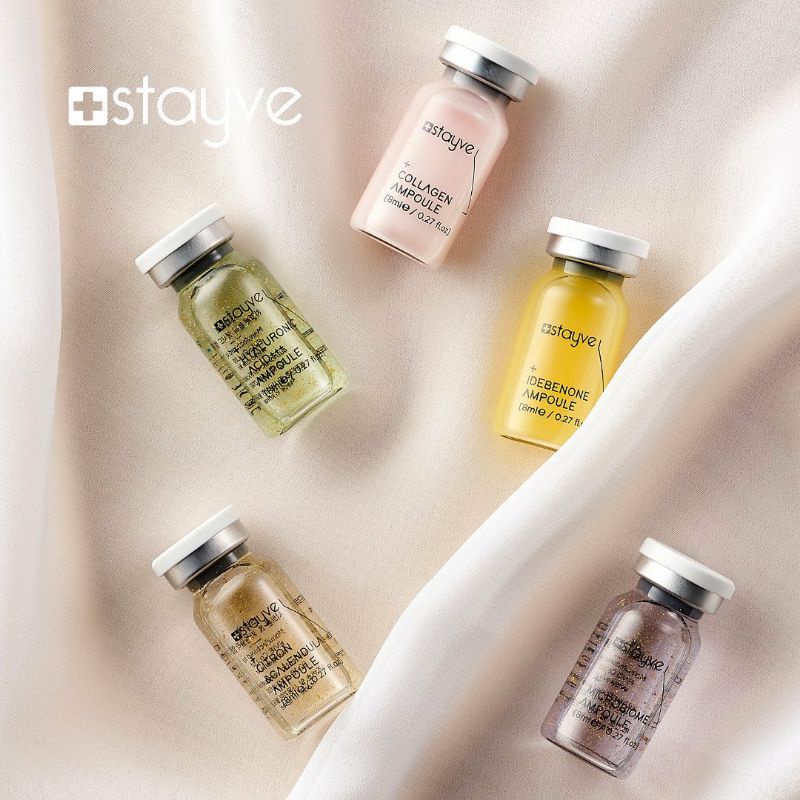 [ ECERAN ] Stayve Booster serum . bb glow collagen salmon dna acne gold