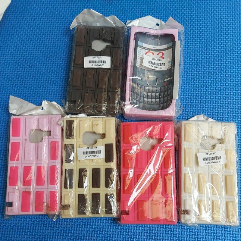 CASE SILIKON NOKIA C3 CHOCOLATE