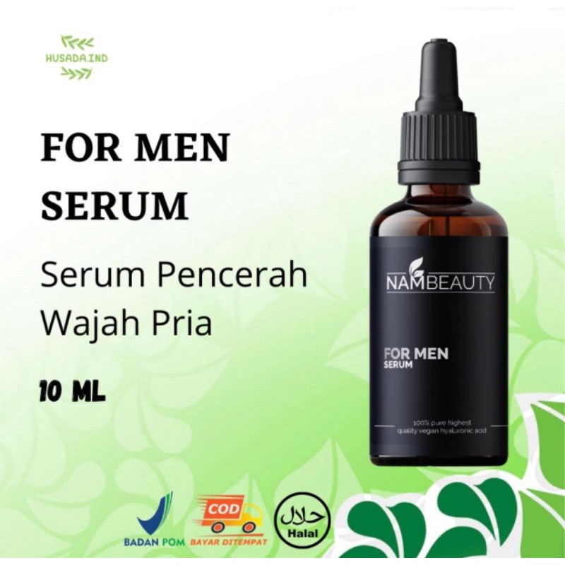 PENGHILANG JERAWAT PRIA NAM FOR MEN SERUM pencerah wajah bekas jerawat alami, perawatan muka kusam