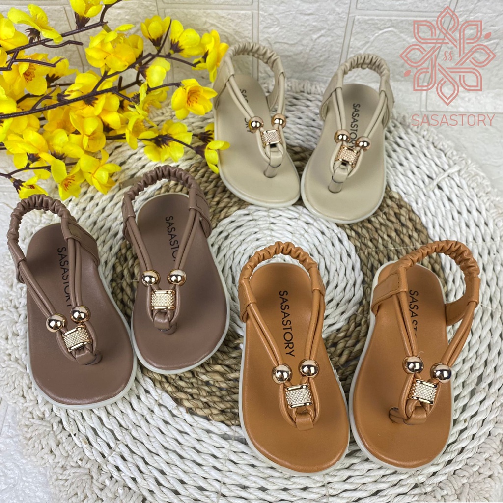 SEPATU SANDAL JEPIT KARET COUPLE IBU DAN ANAK PEREMPUAN JEPIT KA05